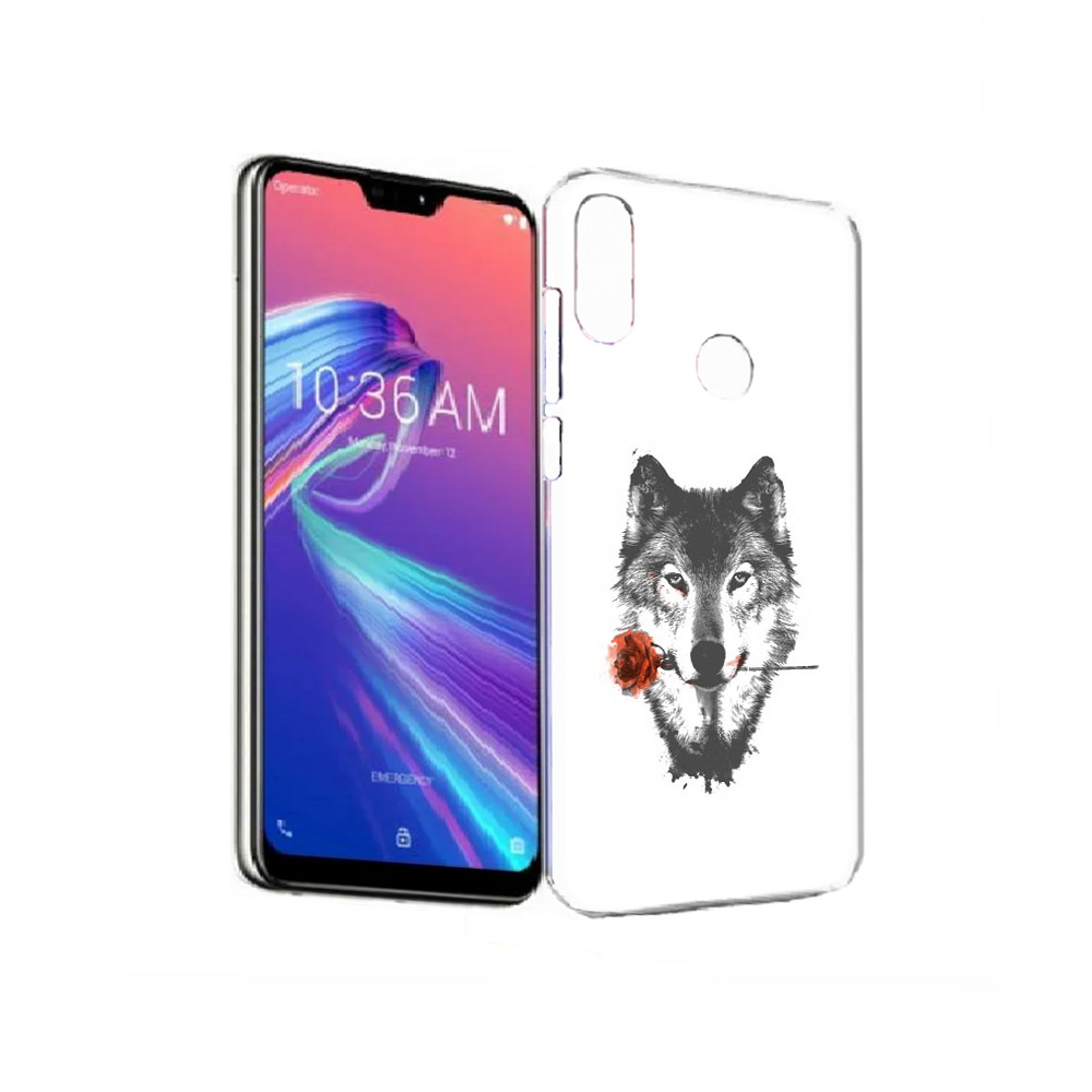

Чехол MyPads Tocco для Asus ZenFone Max Pro (M2) (ZB631KL) волк с розой, Прозрачный, Tocco