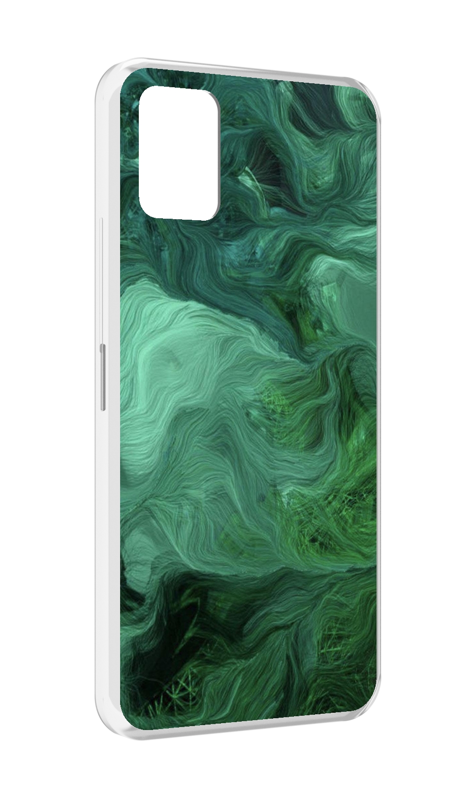 

Чехол MyPads зеленые нити для Umidigi Power 5, Прозрачный, Tocco
