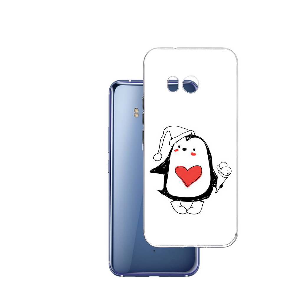 

Чехол MyPads Tocco для HTC U11 Пингвин с мороженым, Прозрачный, Tocco