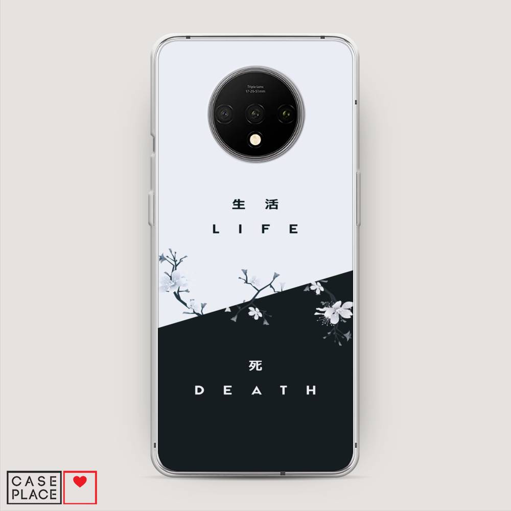 

Чехол Awog на OnePlus 7T / ВанПлас 7T "Life and death", Черный;серый, 150950-7