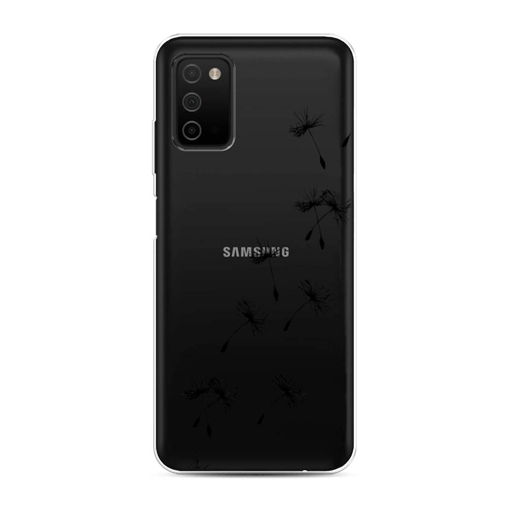 фото Силиконовый чехол "летящие одуванчики" на samsung galaxy a03s awog