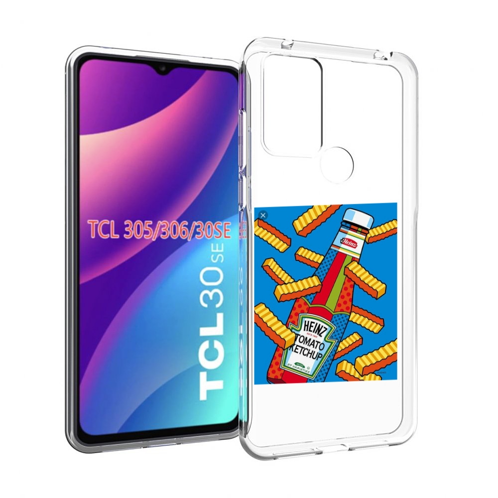 

Чехол MyPads картошка с соусом для TCL 30SE/305/306/30E, Tocco