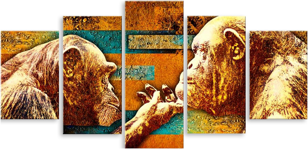 

Картина модульная на холсте Модулка Разговор 120x73 см, 4469