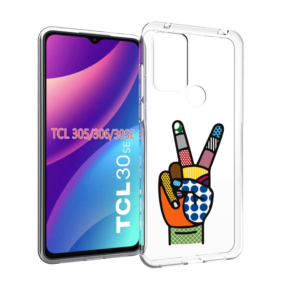 

Чехол MyPads йоу пальчики для TCL 30SE/305/306/30E, Tocco