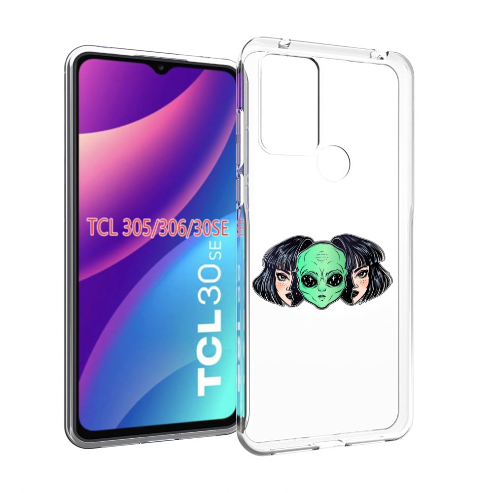 

Чехол MyPads инопланетянин в девочке женский для TCL 30SE/305/306/30E, Tocco