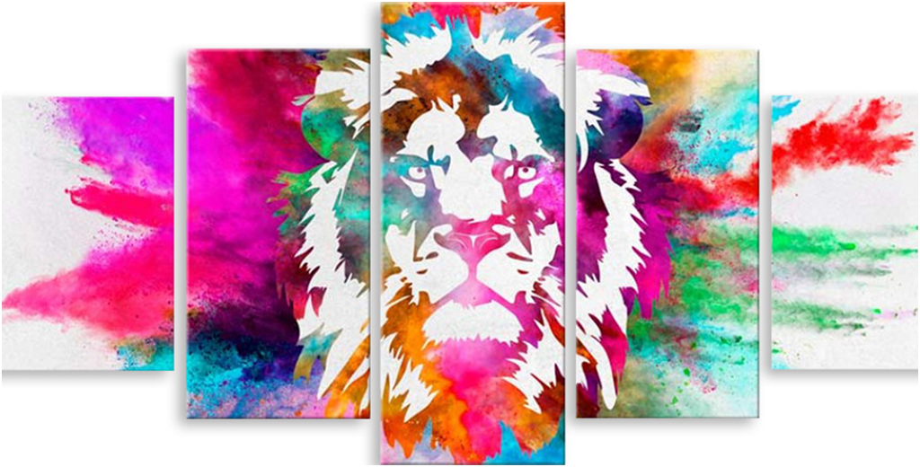 

Картина модульная на холсте Модулка Король лев 120x60 см, 4466