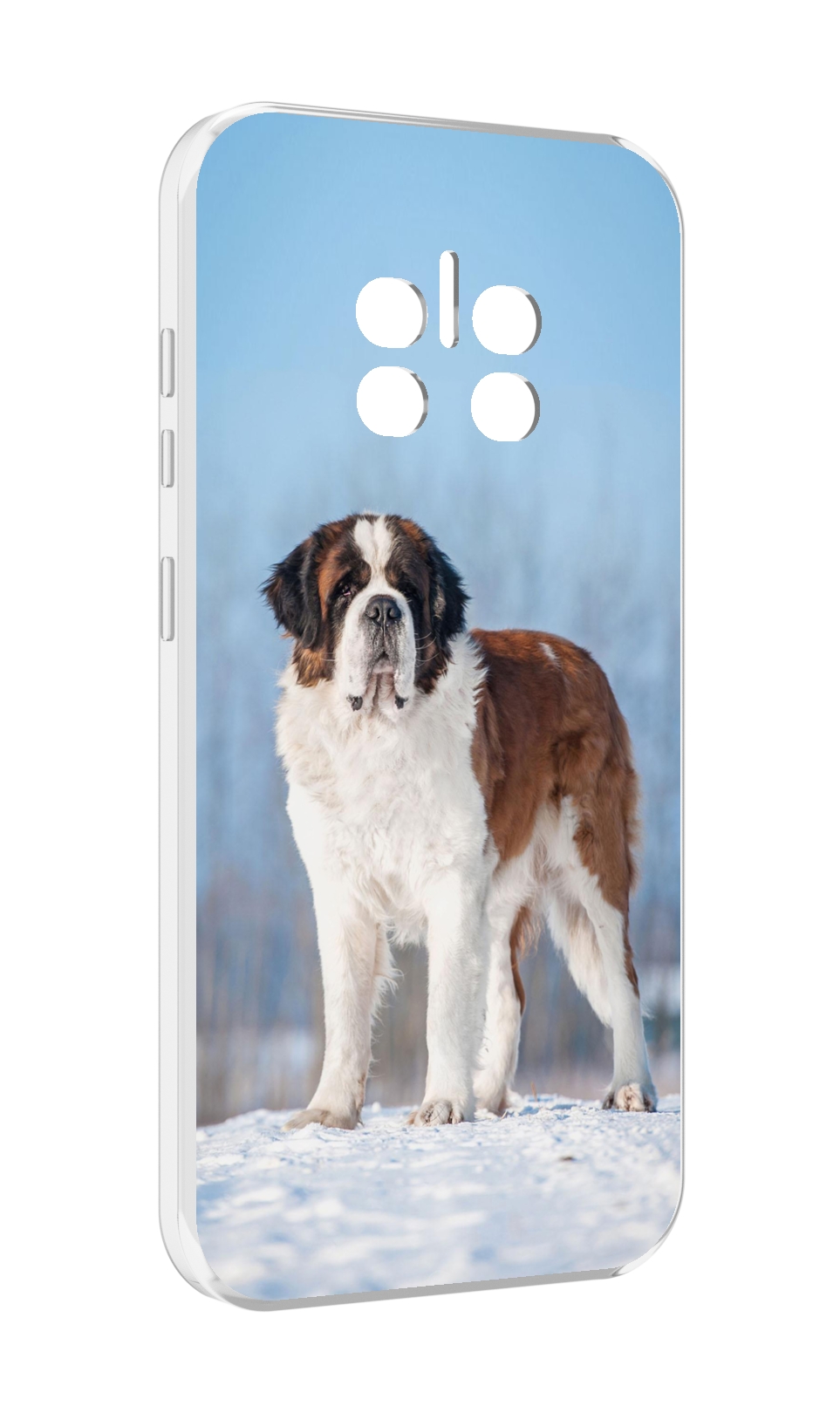 

Чехол MyPads сенбернар для Doogee V11, Прозрачный, Tocco