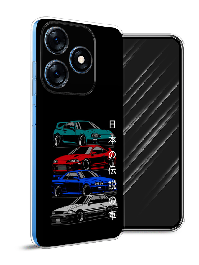 

Чехол Awog на Tecno Spark 10 "JDM Legend cars", Зеленый;красный;синий, 303550-5