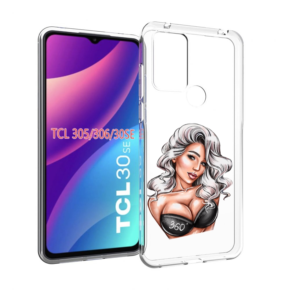 

Чехол MyPads ивлеева-рисунок женский для TCL 30SE/305/306/30E, Tocco