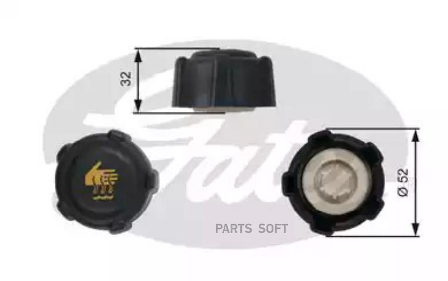 

Крышка радиатора Gates rc223