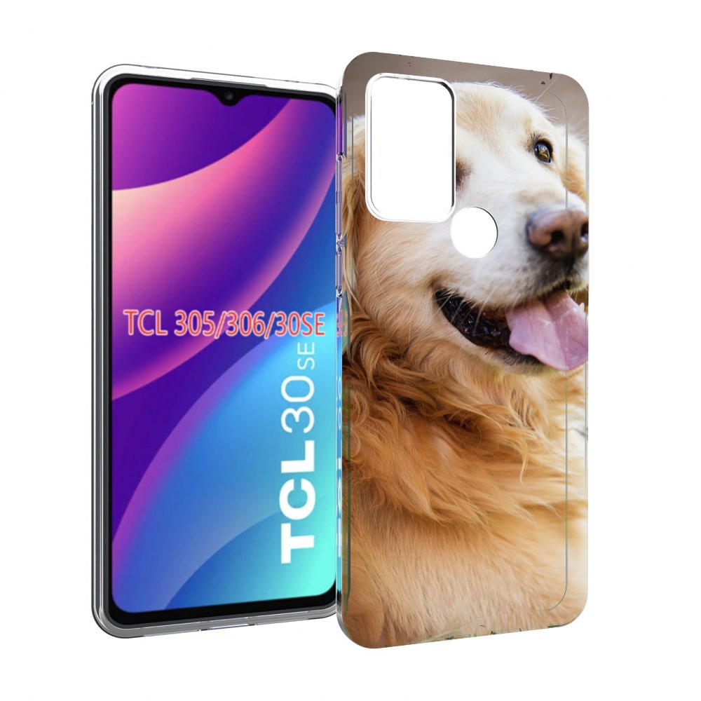 

Чехол MyPads золотистый ретривер для TCL 30SE/305/306/30E, Tocco