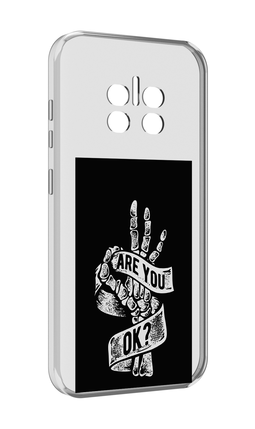 

Чехол MyPads рука-скелета для Doogee V11, Прозрачный, Tocco