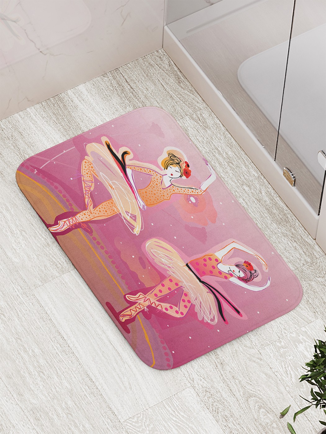 

Коврик противоскользящий для ванной, сауны, бассейна, 77х52 см bath_69306 JoyArty