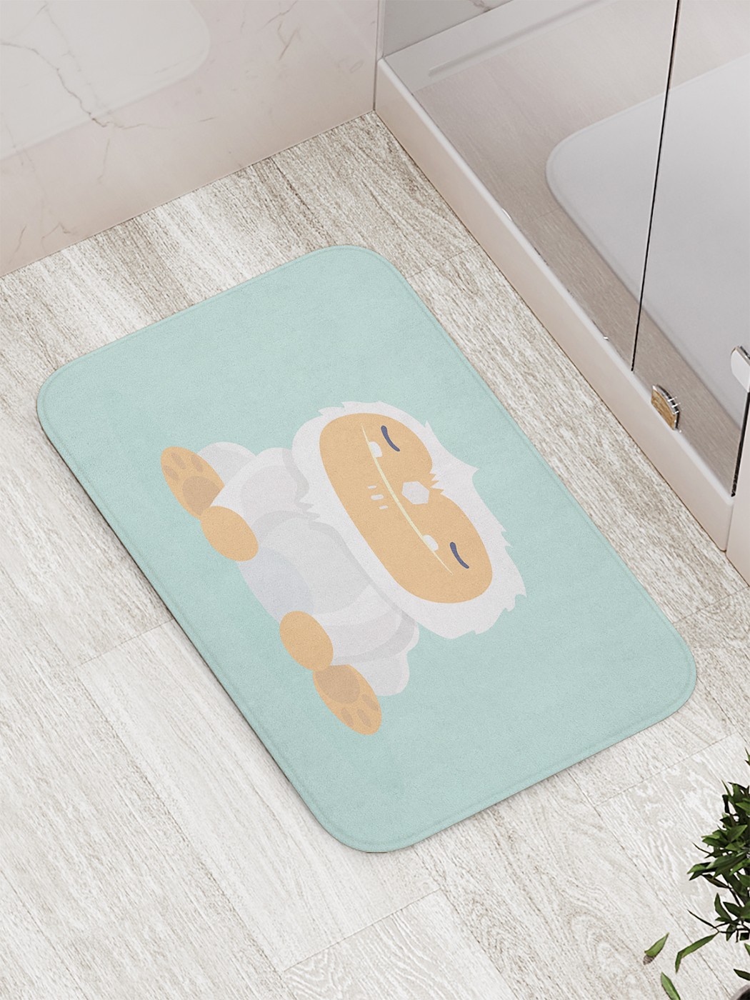

Коврик противоскользящий для ванной, сауны, бассейна, 77х52 см bath_69295 JoyArty