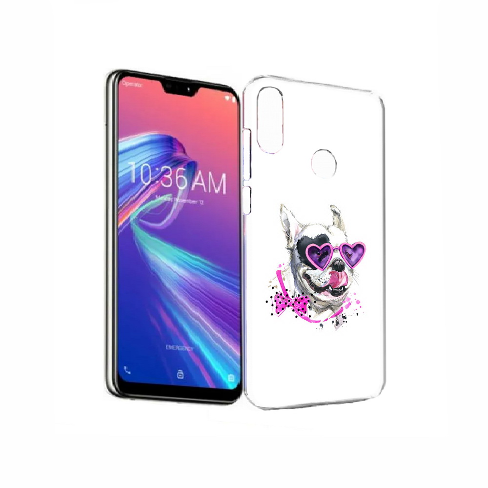 

Чехол MyPads Tocco для Asus ZenFone Max Pro (M2) (ZB631KL) акварельный пёс, Прозрачный, Tocco