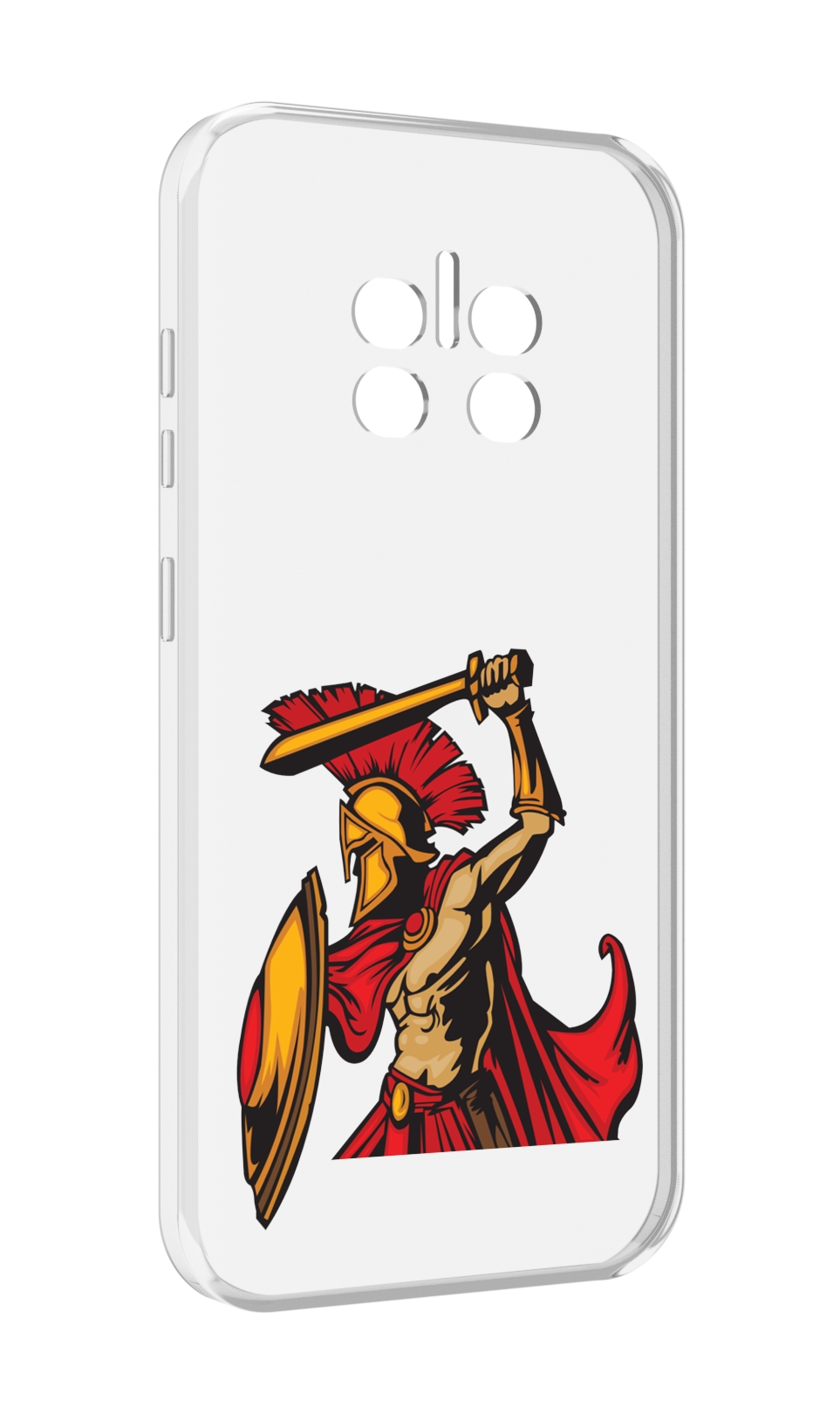 

Чехол MyPads римский-воин для Doogee V11, Прозрачный, Tocco