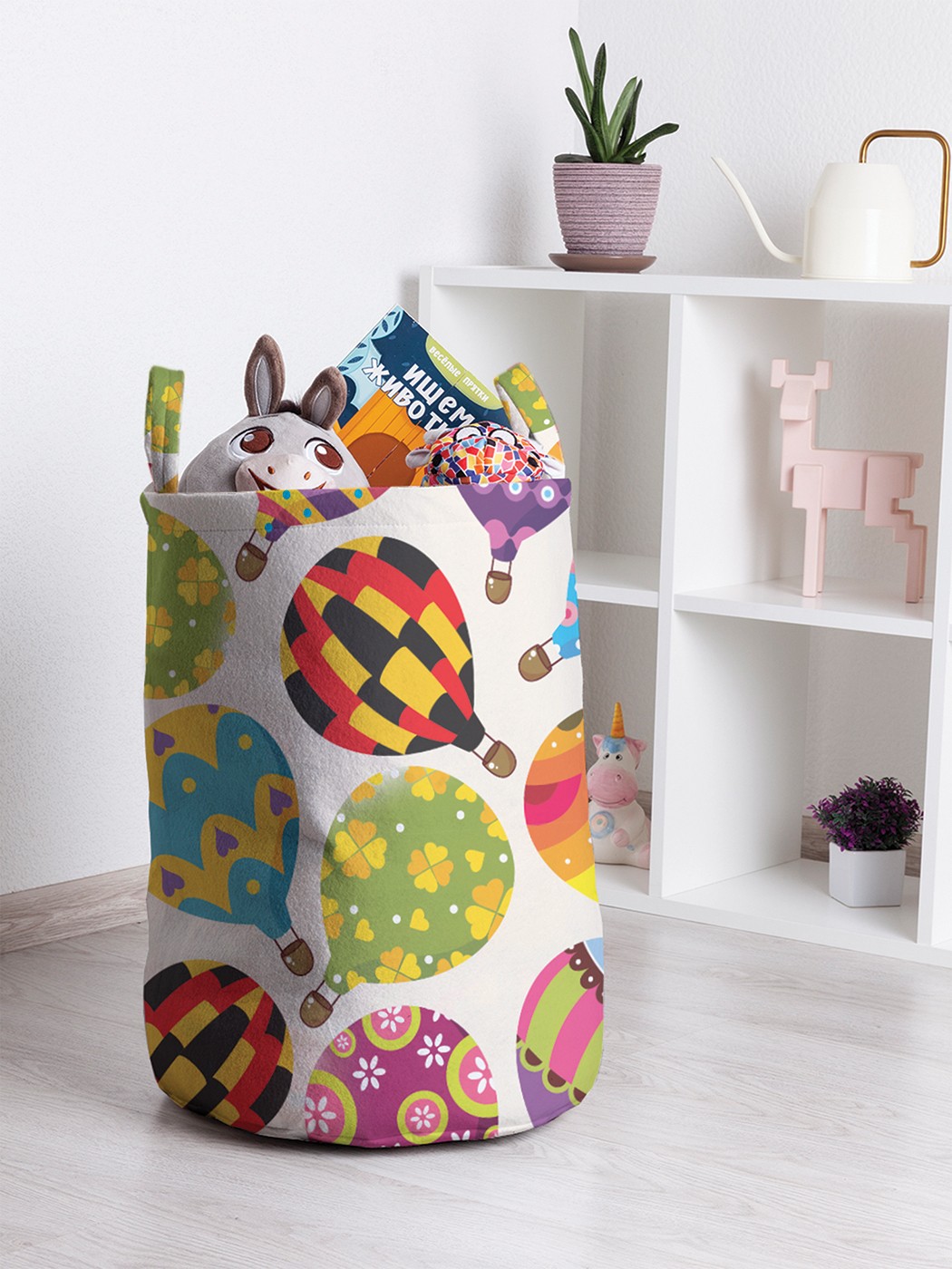 Корзина для игрушек JoyArty Обилие воздушных шаров 35x50 см