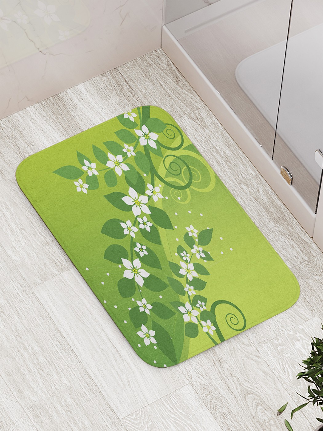 

Коврик противоскользящий для ванной, сауны, бассейна, 77х52 см bath_69276 JoyArty