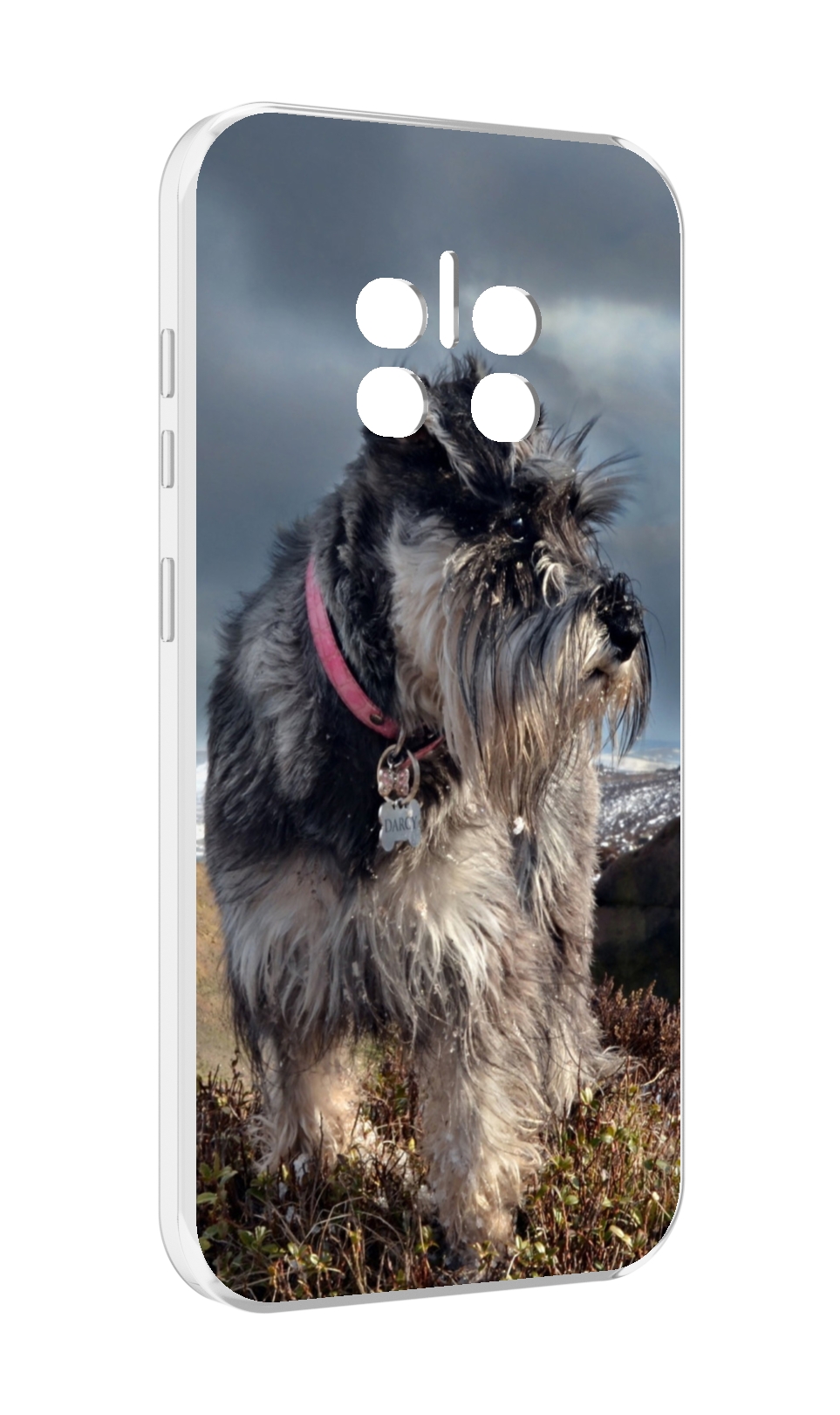 

Чехол MyPads ризеншнауцер 2 для Doogee V11, Прозрачный, Tocco