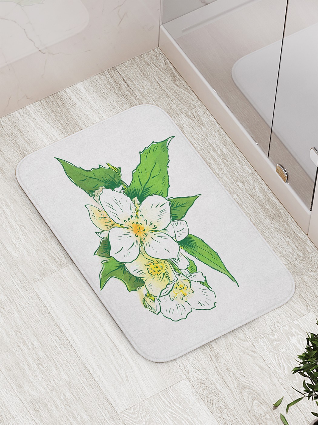 

Коврик противоскользящий для ванной, сауны, бассейна, 77х52 см bath_69273 JoyArty