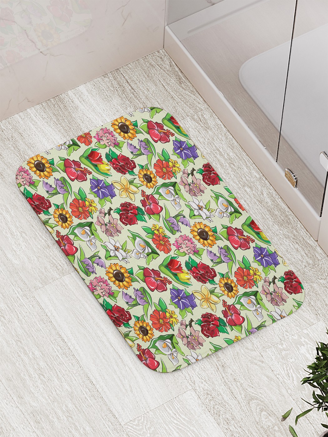 

Коврик противоскользящий для ванной, сауны, бассейна, 77х52 см bath_69272 JoyArty