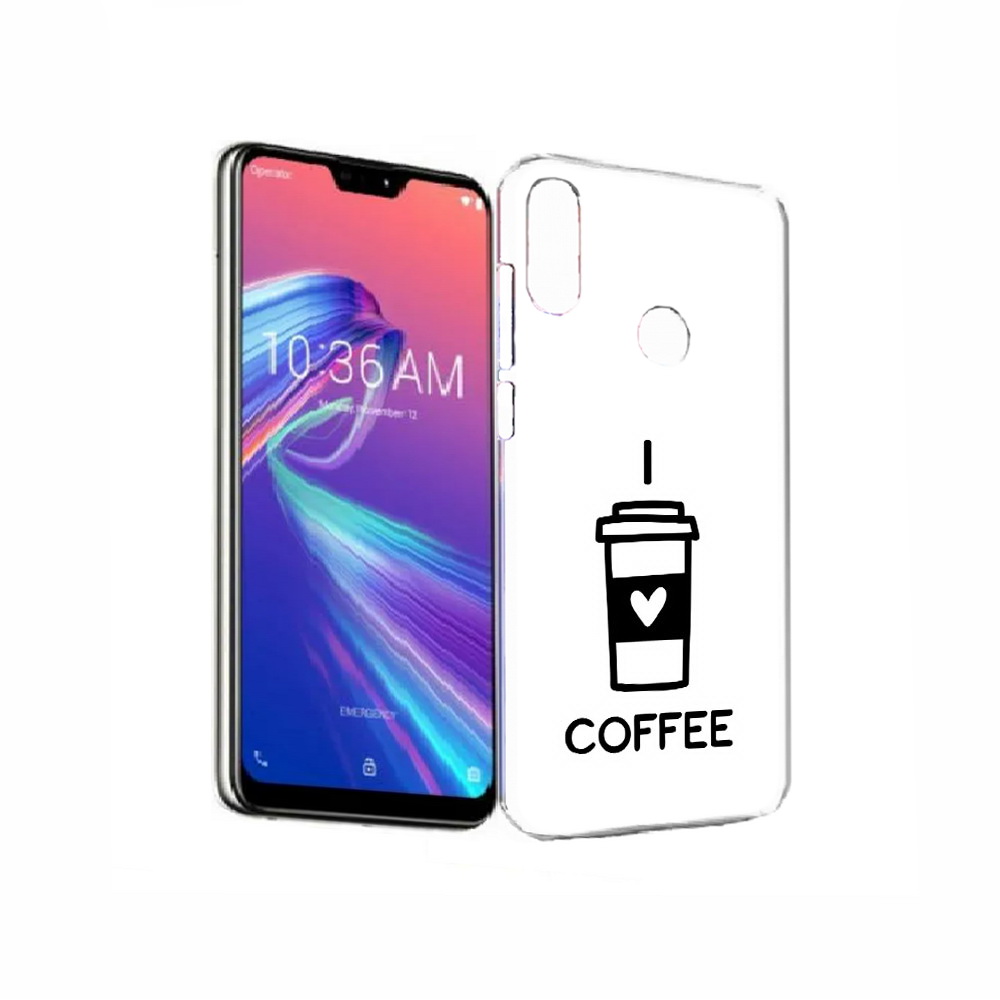 Чехол MyPads Tocco для Asus ZenFone Max Pro (M2) (ZB631KL) Я люблю кофе