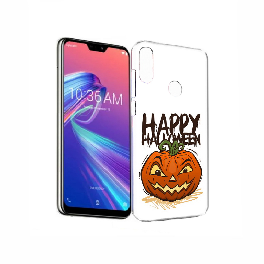 Чехол MyPads Tocco для Asus ZenFone Max Pro (M2) (ZB631KL) Хэллоуин счастливый