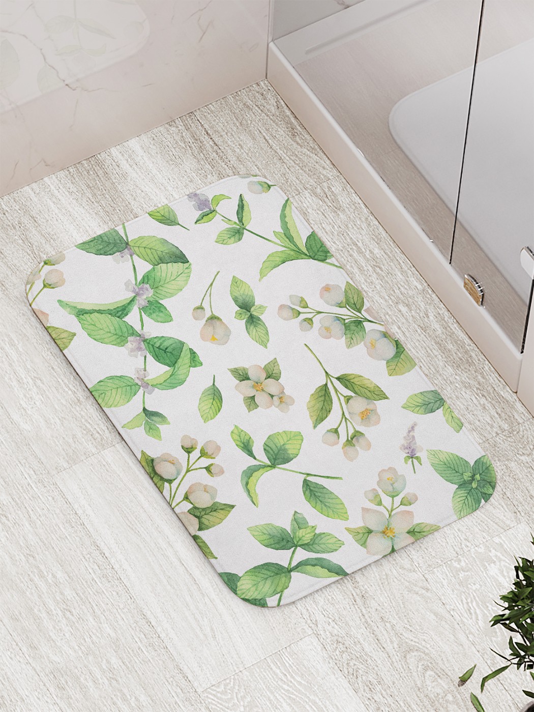 

Коврик противоскользящий для ванной, сауны, бассейна, 77х52 см bath_69257 JoyArty