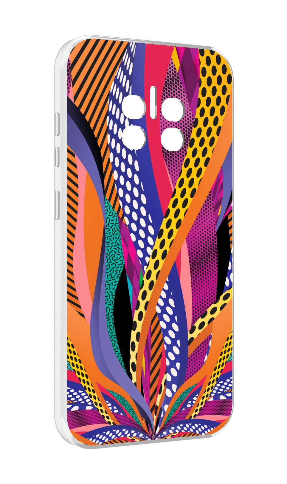 

Чехол MyPads разноцветные щупальца для Doogee V11, Прозрачный, Tocco
