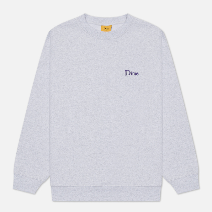 

Свитшот мужской Dime Small Logo Classic Crew Neck серый L, Small Logo Classic Crew Neck