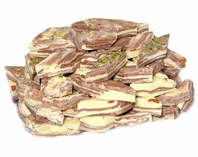 

Халва молочно-шоколадная узбекская с орехами Abricos, 500гр