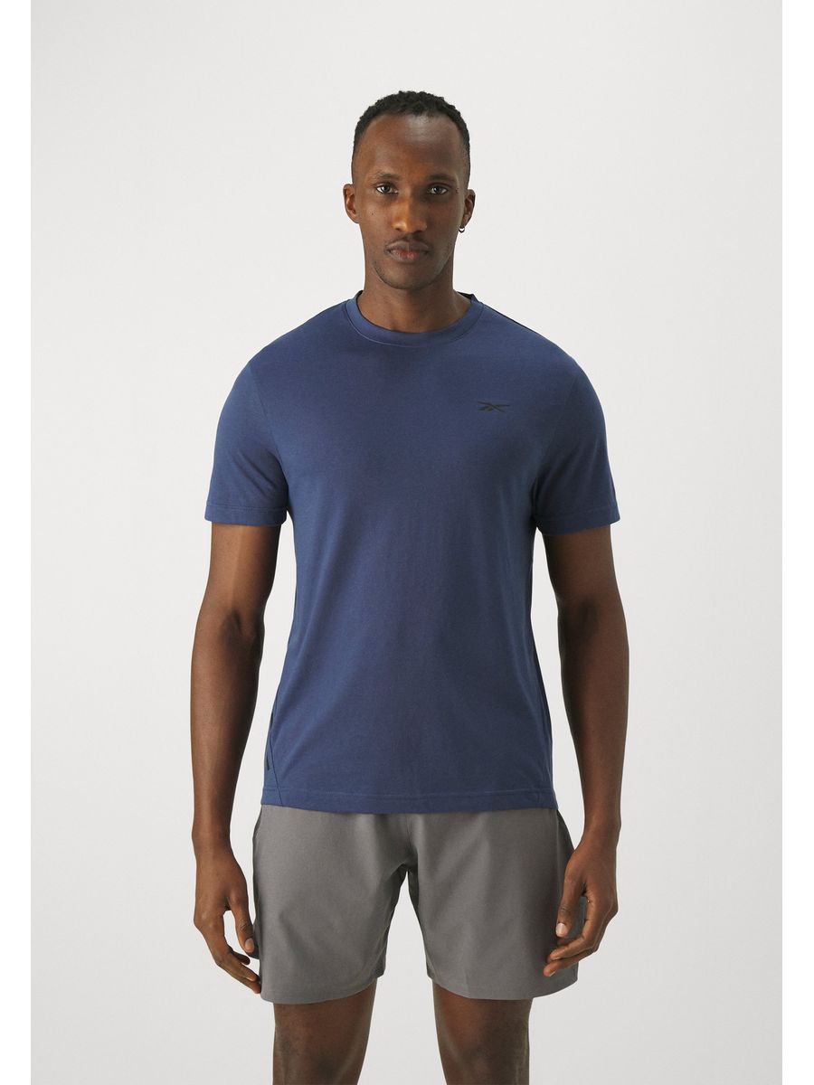 

Футболка мужская Reebok RE542D1CK синяя S, Синий, RE542D1CK