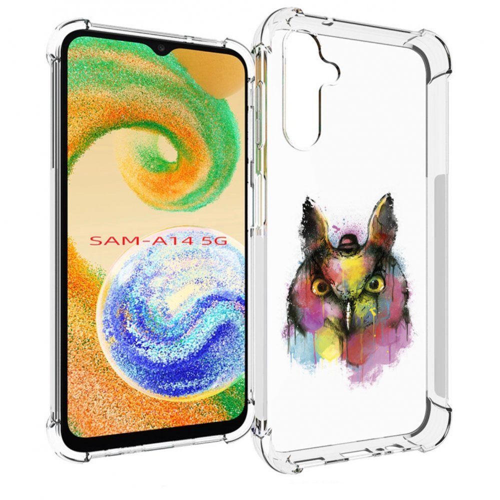 

Чехол MyPads Сова 2 для Samsung Galaxy A14 5G, Прозрачный, Tocco