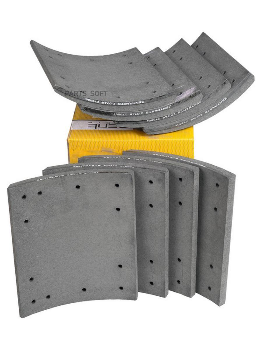

ZENTPARTS Z10748 Z10748 накладки торм. с ЗАКЛЕПКАМИ STD 19369 18.6-10.7(419x219(93685/L10