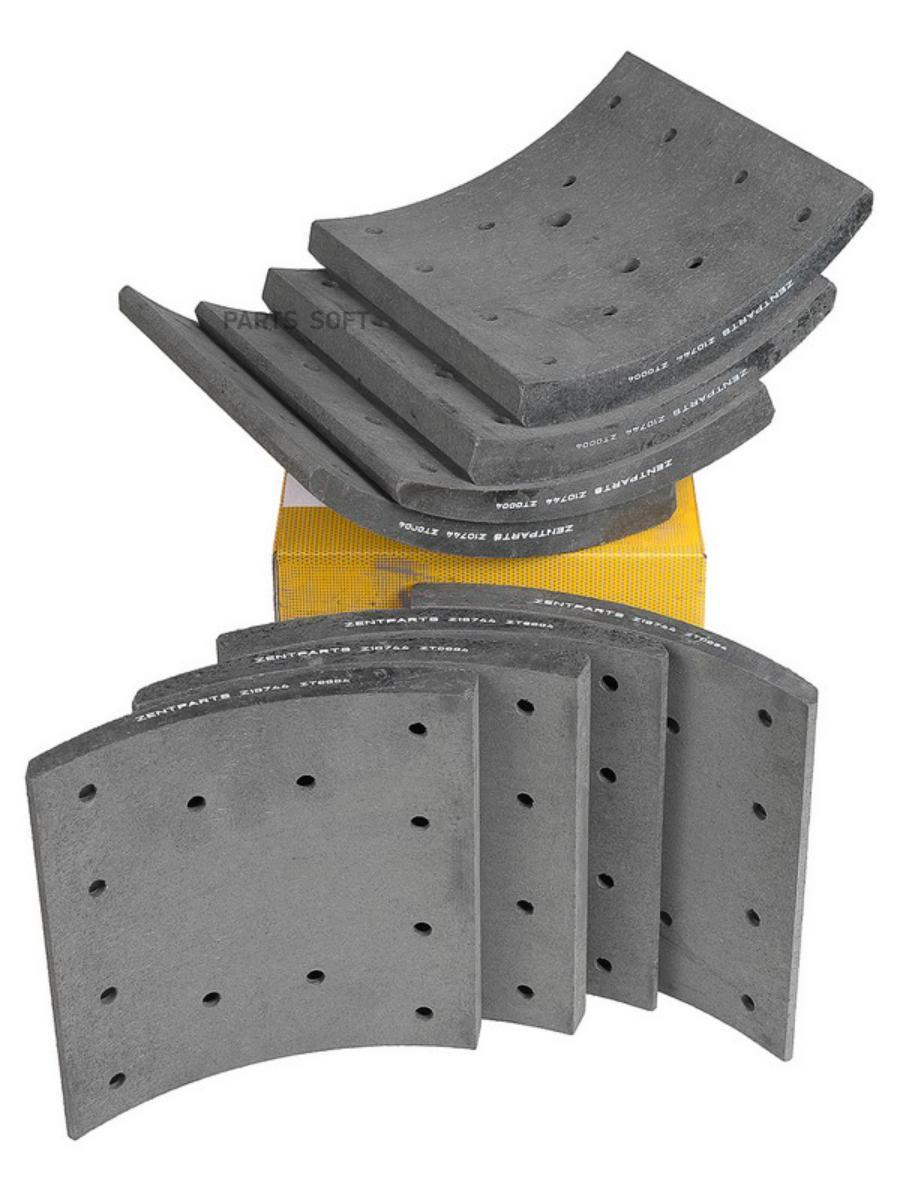 

ZENTPARTS Z10744 Z10744 накладки торм. с ЗАКЛЕПК. STD 19553/19554 (410x200) (93058 8x15 96