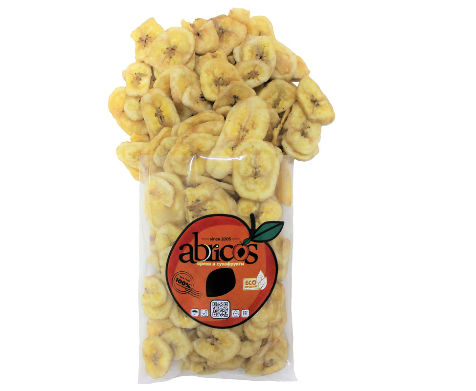 

Банановые чипсы сушеные Abricos, 500гр