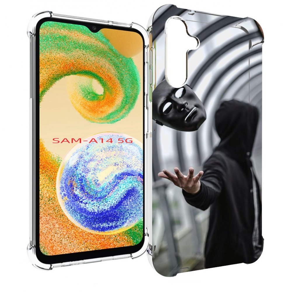 

Чехол MyPads Сними-маску для Samsung Galaxy A14 5G, Прозрачный, Tocco