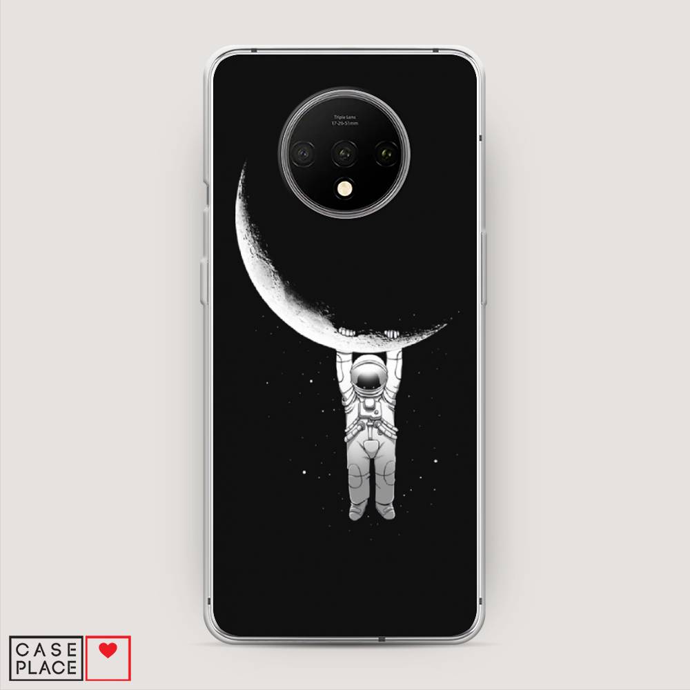 

Чехол Awog на OnePlus 7T / ВанПлас 7T "Космонавт", Белый;черный, 150950-4