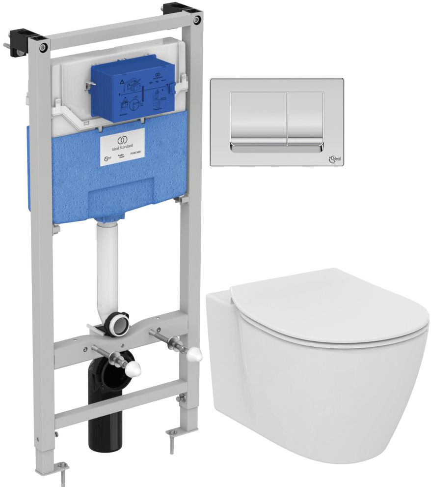

Ideal Standard Комплект Ideal Standard Connect AquaBlade E212701 унитаз + инсталляция с кн