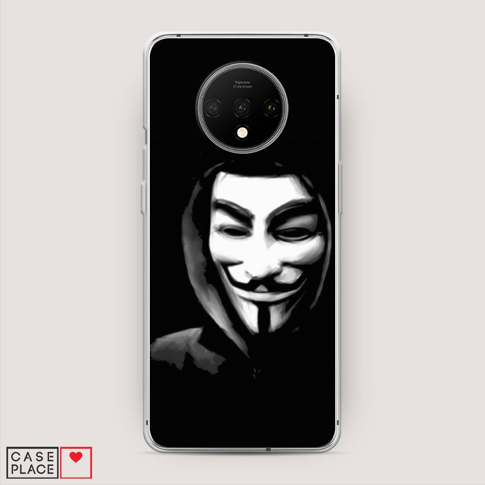 

Чехол Awog на OnePlus 7T / ВанПлас 7T "Анонимус", Черный;серый;белый, 150950-5