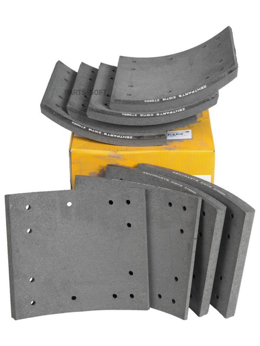 

ZENTPARTS Z10712 Z10712 накладки тормозные STD 19036 (419x178) (С ЗАКЛ.93684/L9 6.35x1.9 9