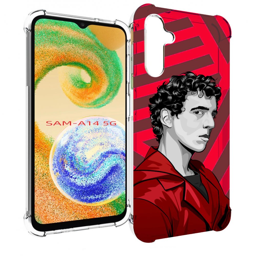 

Чехол MyPads Рио-бумажный-дом для Samsung Galaxy A14 5G, Прозрачный, Tocco