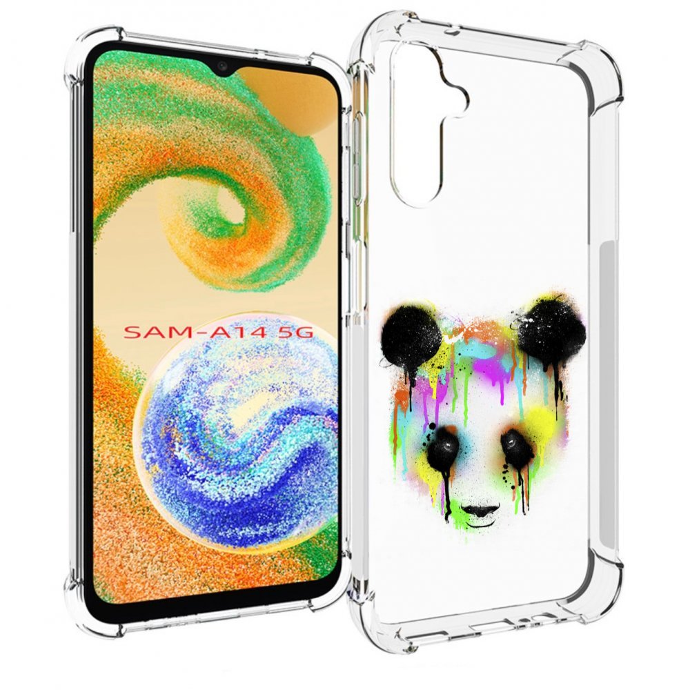 

Чехол MyPads Радужная панда для Samsung Galaxy A14 5G, Прозрачный, Tocco