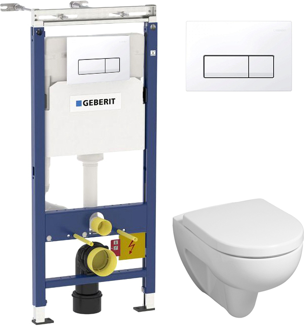 

Geberit Комплект Унитаз Geberit Renova 203040 + Инсталляция Geberit Duofix Платтенбау 458.