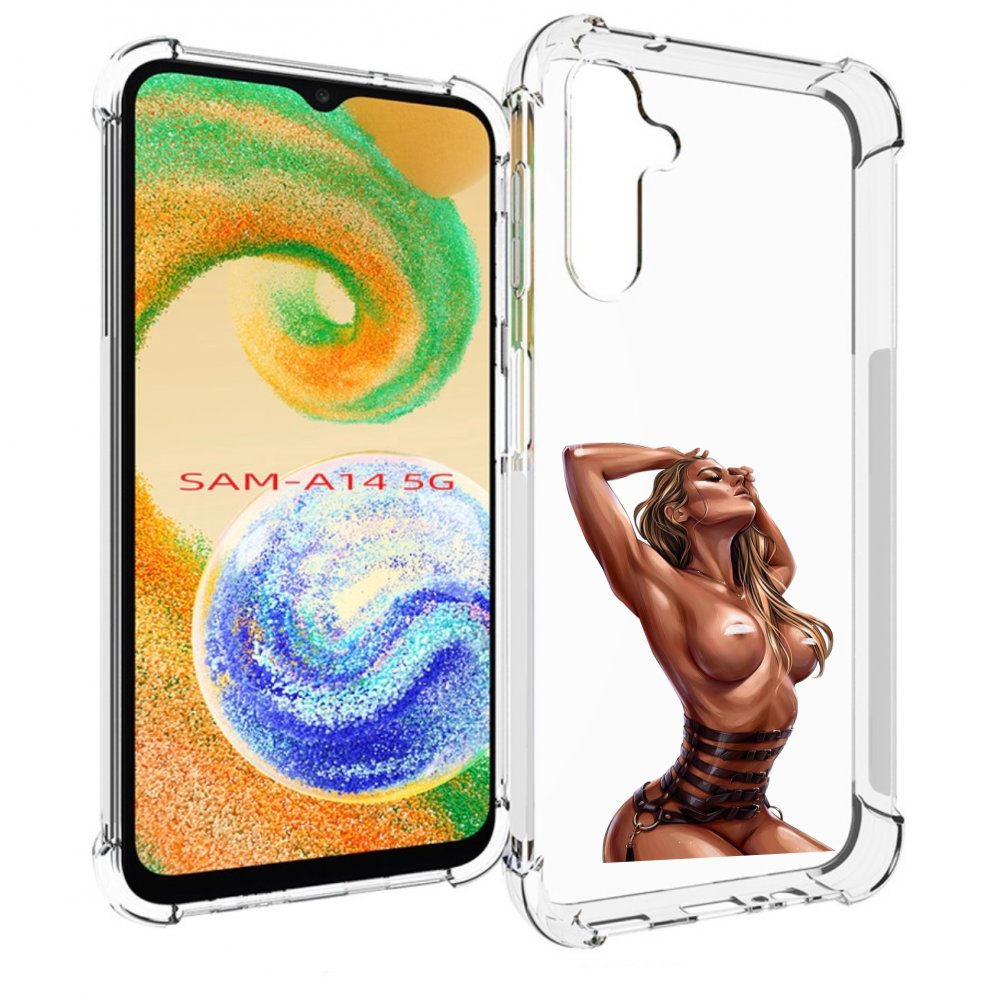 

Чехол MyPads Портупея денский для Samsung Galaxy A14 5G, Прозрачный, Tocco