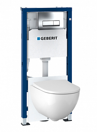 Geberit Комплект унитаз Geberit Acanto 500.128.21.A с инсталляцией