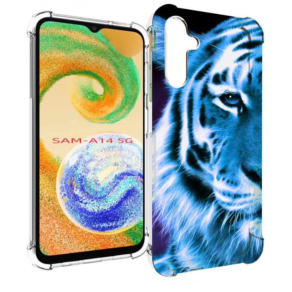 

Чехол MyPads Половина-тигра мужской для Samsung Galaxy A14 5G, Прозрачный, Tocco