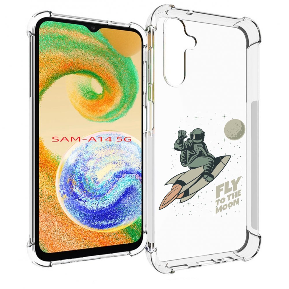 

Чехол MyPads Полет-на-Луну для Samsung Galaxy A14 5G, Прозрачный, Tocco