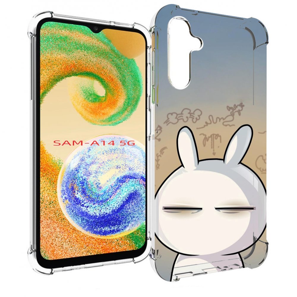 

Чехол MyPads Подозрительный-зайка для Samsung Galaxy A14 5G, Прозрачный, Tocco