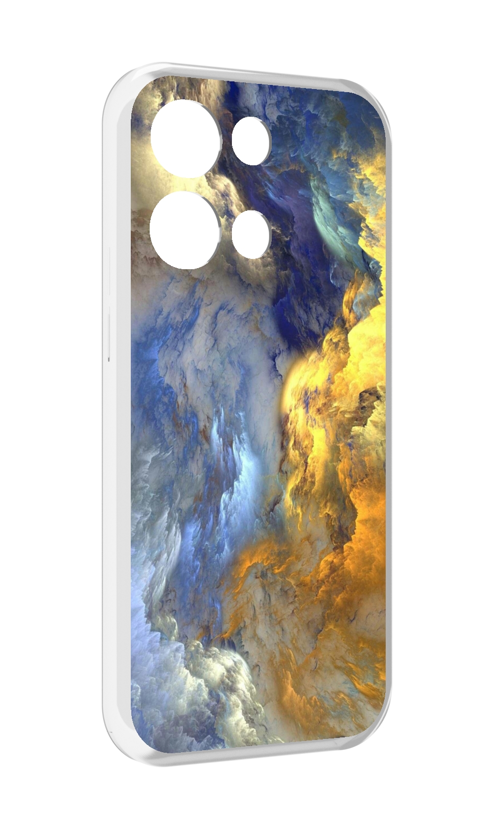 

Чехол MyPads мраморное небо для OPPO Reno8 Pro, Прозрачный, Tocco